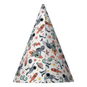 Cute Space 7th Birthday | Six & Seven Year Old Partyhütchen (Rückseite)