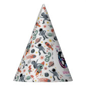 Cute Space 7th Birthday | Six & Seven Year Old Partyhütchen (Links)