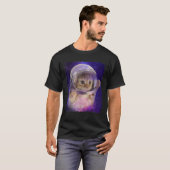 Cute Space Cat Astronaut Kitty Space Helmet Deep S T-Shirt (Vorne ganz)