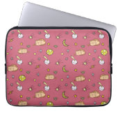 Cute Space Cat Pattern – Adorable Cosmic Kitty Laptopschutzhülle (Vorderseite)