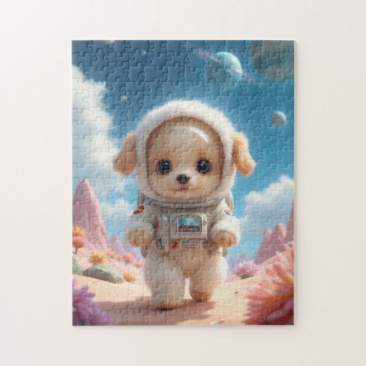 Cute Space Puppy Puzzle (Vertikal)