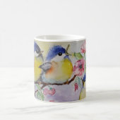 Cute Sparrows Coffee Mug - Painting Kaffeetasse (Mittel)