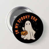 Cute Spooky Ghost-Ära Button (Vorne & Hinten)