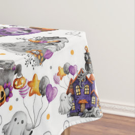 Cute Spooky Halloween Tischdecke