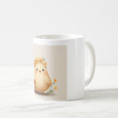 Cute Spring Chick Mug | Daisy Flower Bird Kaffeetasse (VorderseiteRechts)