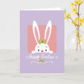 Cute Spring Creature Peek Card Karte (Gelbe Blume)