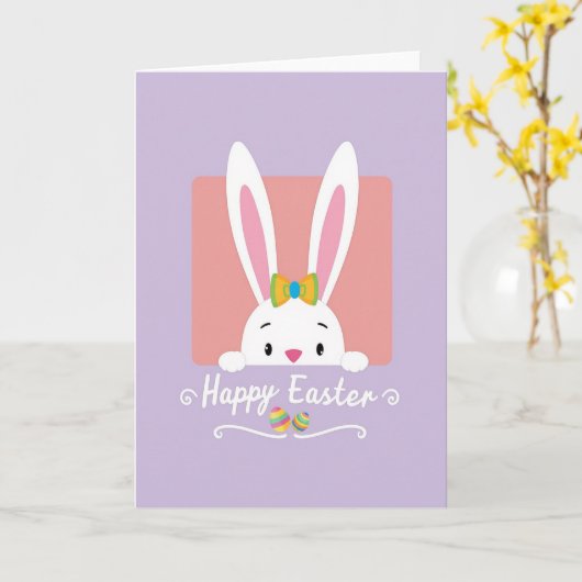 Cute Spring Creature Peek Card Karte (Gelbe Blume)