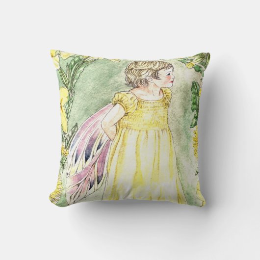 Cute Spring Fairy Cushion Kissen (Vorderseite)