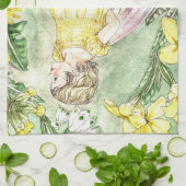 Cute Spring Fairy Kitchen Towel Geschirrtuch (Gefaltet)