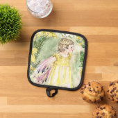 Cute Spring Fairy Oven Mitt Topflappen (Oben Unten)