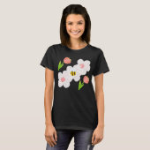 Cute Spring Floral Bee T-Shirt (Vorne ganz)