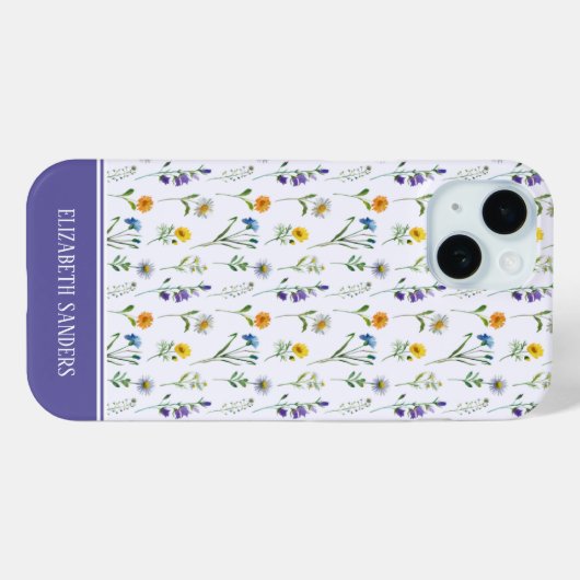 Cute Spring Floral Pattern for her Case-Mate iPhone Hülle (Rückseite (Horizontal))