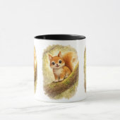 Cute Squirrel Coffee Mug – Adorable Baby Squirrel Tasse (Zentrum)