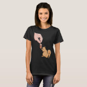 Cute Squirrel Feeding Food Squirrel Cute Animal T-Shirt (Vorne ganz)