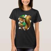 Cute Squirrel Leprechaun St Patricks Day Squirrel T-Shirt (Vorderseite)