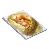 Cute Squirrel Spiral Notebook Kawaii Notizblock (Rechte Seite)