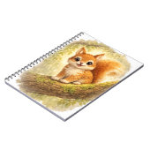 Cute Squirrel Spiral Notebook Kawaii Notizblock (Linke Seite)