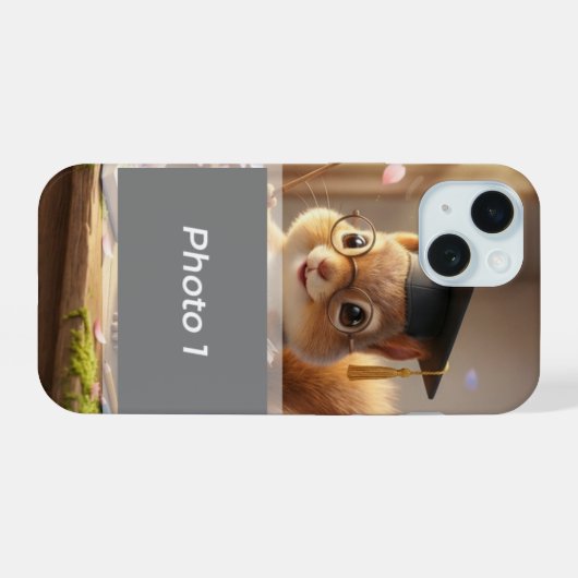 Cute Squirrel Teacher Appreciation iPhone Case 15 Hülle (Rückseite (Horizontal))