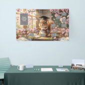 Cute Squirrel Teacher Appreciation Photo Banner (Messeveranstaltung)