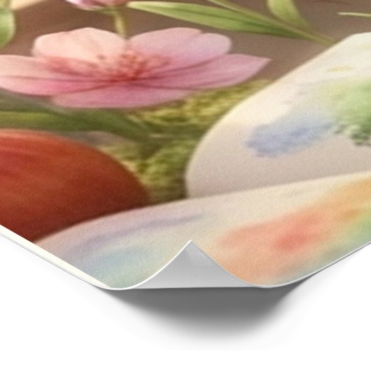 Cute Squirrel Teacher Appreciation Poster (Ecke)