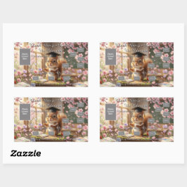 Cute Squirrel Teacher Appreciation Sticker Sheet