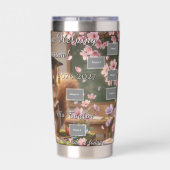 Cute Squirrel Teacher Appreciation Tumbler Thermobecher (Rückseite)