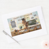 Cute Squirrel Teacher Retirement Sticker Sheet 202 (Umschlag)