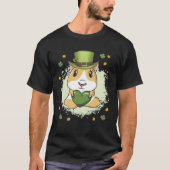 Cute St Patrick s Day Guinea Pig T-Shirt (Vorderseite)