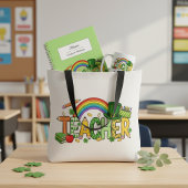 Cute St. Patrick’s Day Lucky to Teach Teacher Gift Kaffeetasse