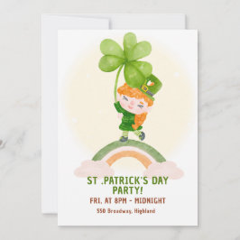 Cute St. Patrick’s Day Party Invitation Einladung