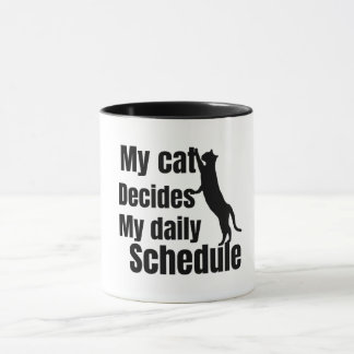 Cute Standing cat design Tasse