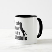 Cute Standing cat design Tasse (VorderseiteRechts)