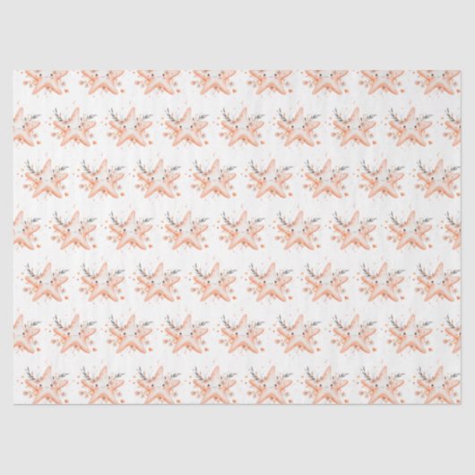 Cute Starfish Seidenpapier (Vorderseite)