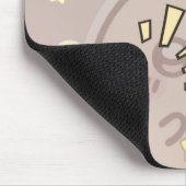 Cute Starry Bunny Pattern Gaming Mousepad (Ecke)