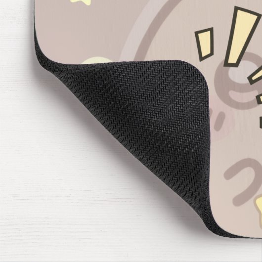 Cute Starry Bunny Pattern Gaming Mousepad (Ecke)
