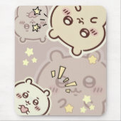Cute Starry Bunny Pattern Gaming Mousepad (Vorne)