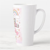 Cute Stay Positive Latte Mug |  Milchtasse (Rechts)