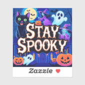 Cute stay spooky halloween aufkleber (Blatt)