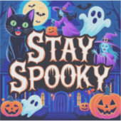 Cute stay spooky halloween aufkleber (Vorderseite)