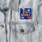 Cute stay spooky halloween button (Beispiel)