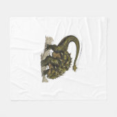 Cute Stegosaurus  Fleecedecke (Vorderseite (Horizontal))