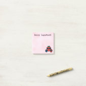 Cute Sticky Notes | Berry Important Post-Its Post-it Klebezettel (Auf Schreibtisch)