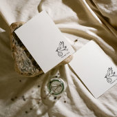 Cute Stork Baby Shower Thank You Gummistempel