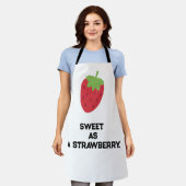 Cute Strawberry Apron | Fruit-Themed Kitchen Apron Schürze (Getragen)