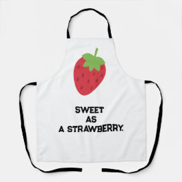 Cute Strawberry Apron | Fruit-Themed Kitchen Apron Schürze