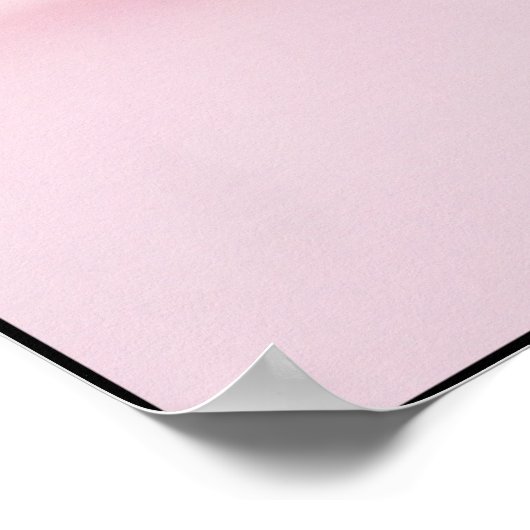 Cute Strawberry Character Poster Art (Ecke)