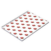 Cute Strawberry Fruit Spiral Notebook  Notizblock (Linke Seite)