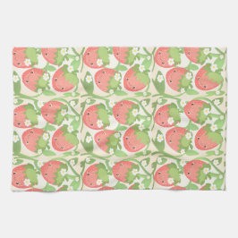 Cute Strawberry Garden Geschirrtuch