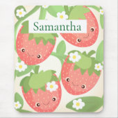 Cute Strawberry Garden  Mousepad (Vorne)
