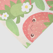 Cute Strawberry Garden  Seidenpapier (Ausschnitt)